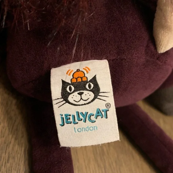 Jellycat Viola Reindeer Burgundy Plush Toy - Picture 10 of 13